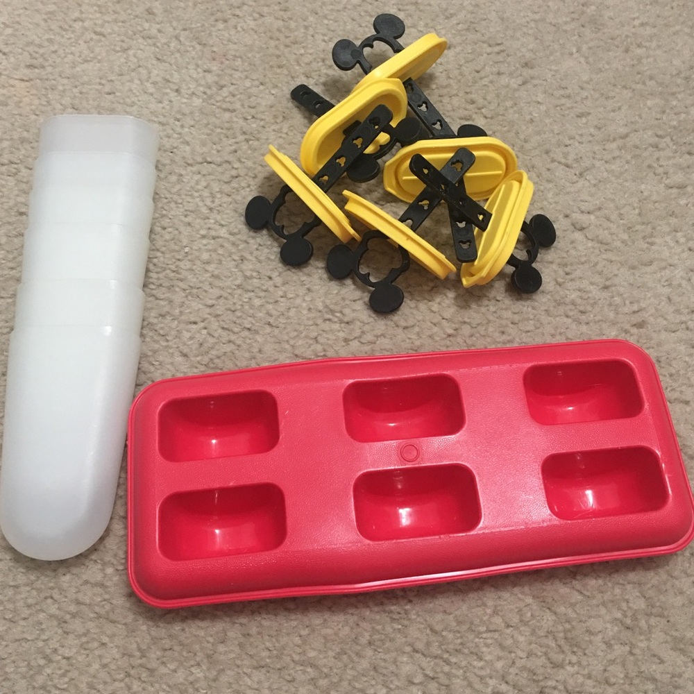 Tupperware Mickey Mouse ice pop set